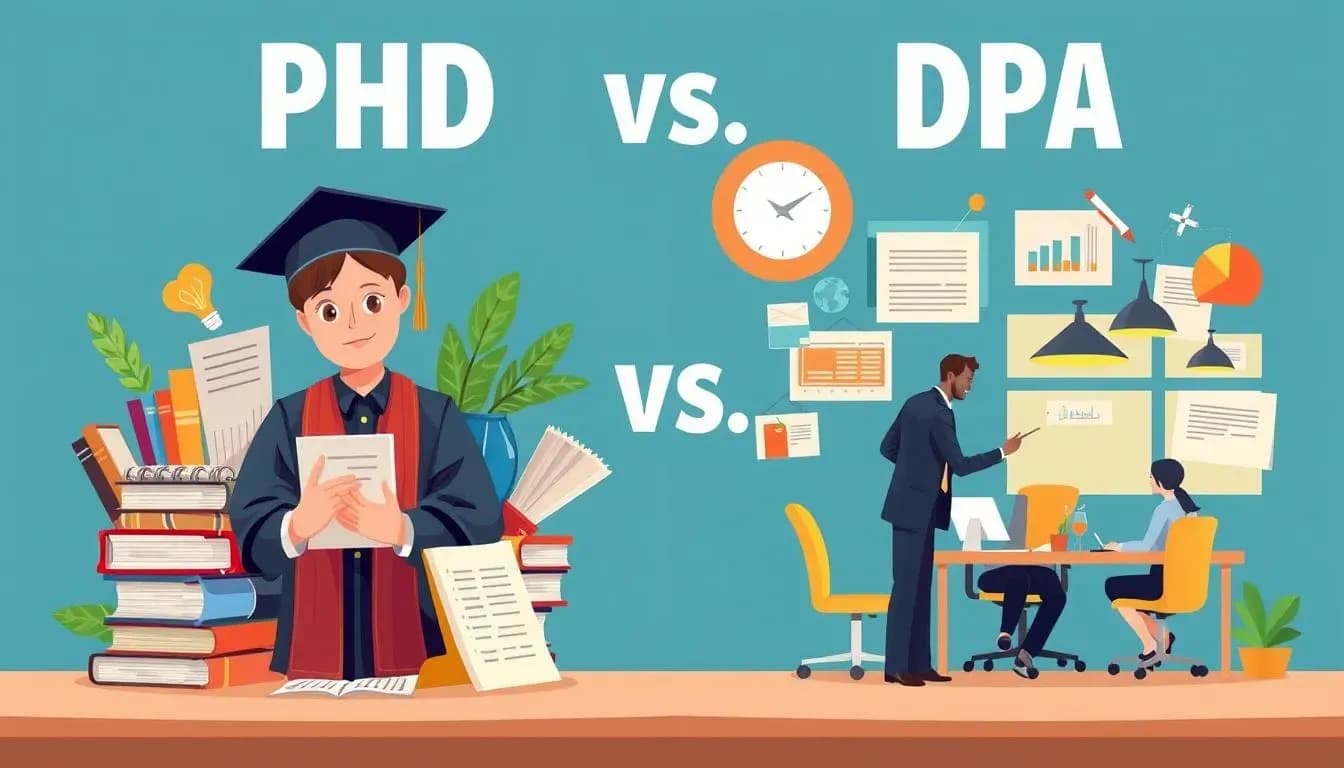 تعرف على الفرق بين phd وdba وأيهما يناسبك؟