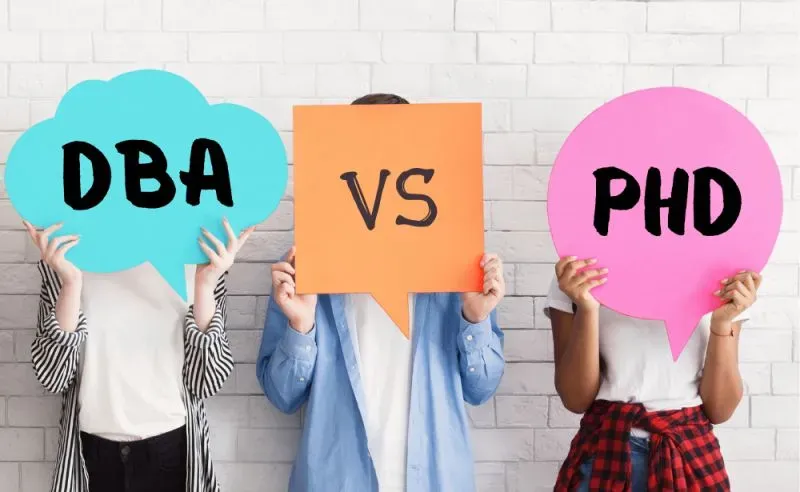 تعرف على الفرق بين phd و dba وأيهما يناسبك؟